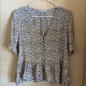 Madewell Peplum top